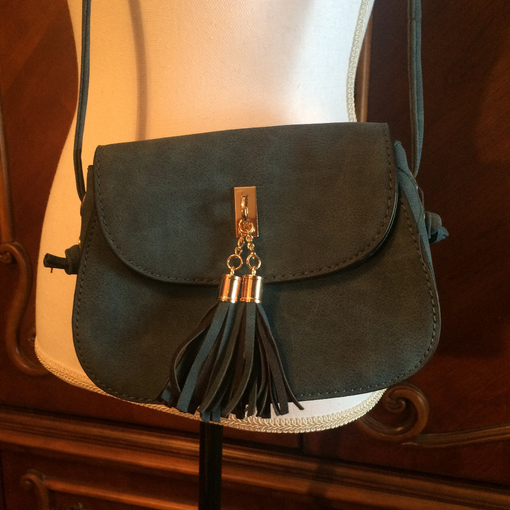 Blue Suede Purse
